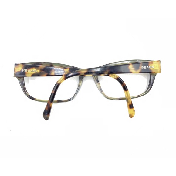 Prada VPR 18O NAI-1O1 Black Tortoise Brown Eyeglasses Frames 54-18 135 Italy - Picture 11 of 12